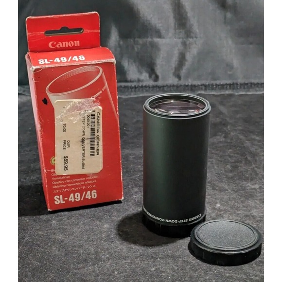 Canon SL-49/46 Step-down Converter Lens for FP-100 Optura/MV1 NOS NOB
